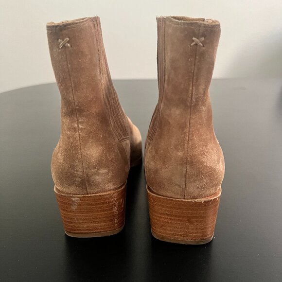 Rag & Bone Rover Suede Ankle Chelsea Boot Camel 39 - Picture 11 of 15